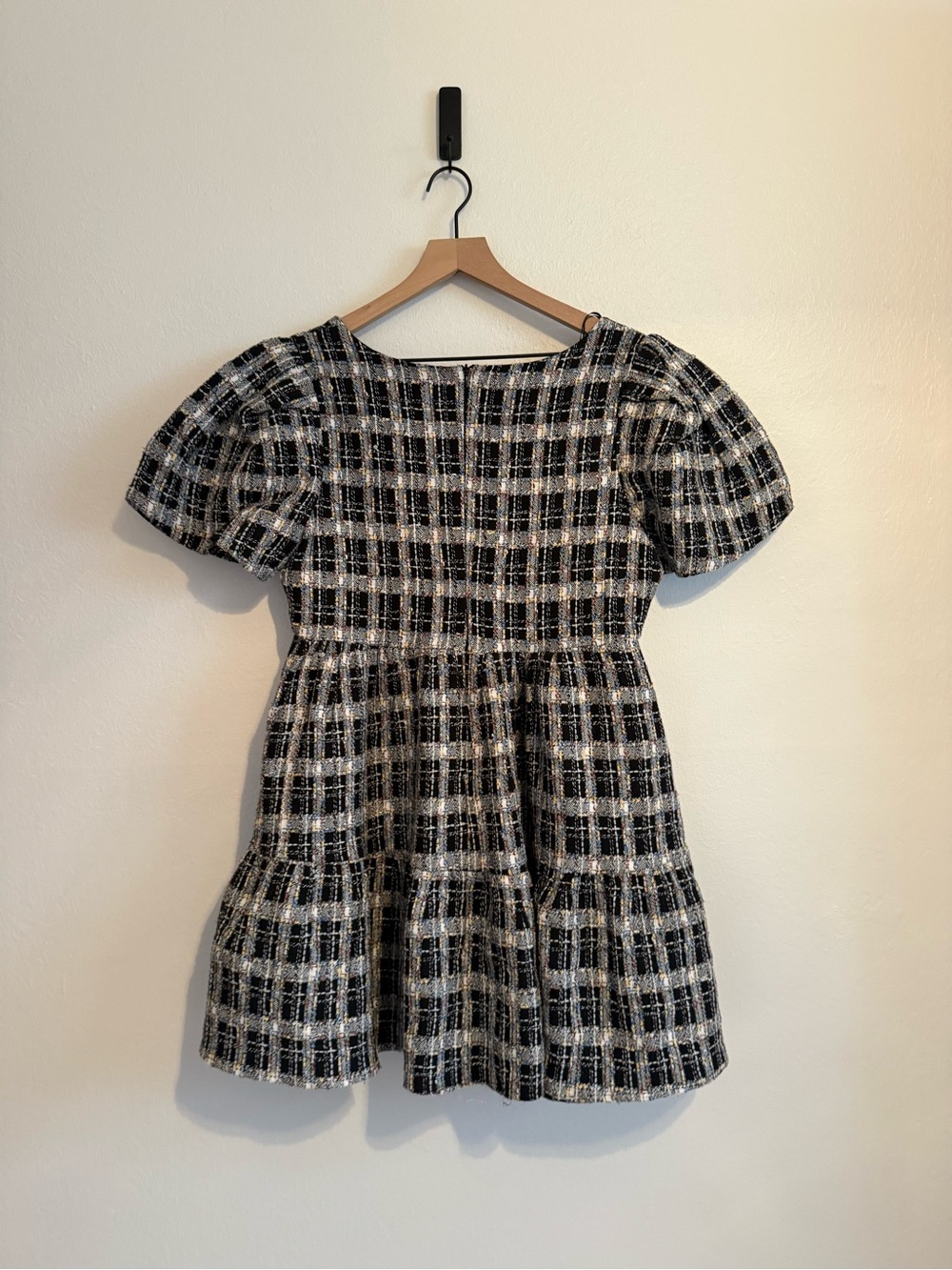 English Factory Tweed Babydoll Mini Dress - Picture 5 of 6